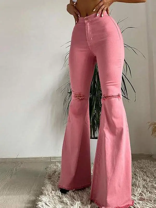 Women's Flared High-Waist Jeans (MOQ 30 pieces) - Image 3